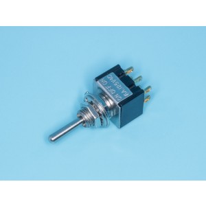 PST-22C, Тумблер 6 конт. DPDT (on-off-on) (B069F)