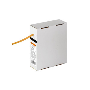 Термоусаживаемая трубка ТУТнг 6/3 желтая в коробке (10 м/упак) SQ0518-0410