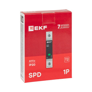 Ограничитель импульсных напряжений ОПВ-C/1P In 20кА 385В с сигн. PROxima opv-c1