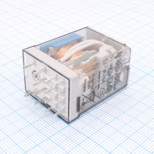 55.14.9.012.2000, Миниатюрное универсальное электромеханическое реле; монтаж на печатную плату; 4CO 7A; контакты AgCdO; катушка 12В DC; степень защиты RTI; опции: нет