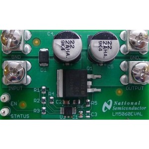 LM5060EVAL/NOPB, Средства разработки интегральных схем (ИС) управления питанием LM5060 EVAL BOARD