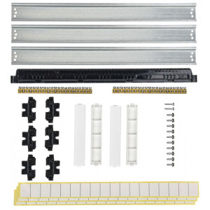 Корпус пластиковый ЩРВ-П-36 IP41 черн. прозр. дверь TEKFOR TF5-KP12-V-36-41-K01-K03