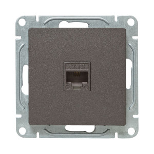 Механизм розетки RJ11, мокко Эпика EKF UP1-SOM-RJ11