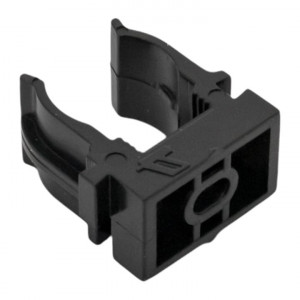 Крепеж-клипса для монтажного пистолета d16 мм (100 шт) черная Plast derjp-z-16-black