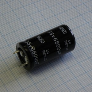 LG035M6800BPF-2240, С защёлкиваемыми выводами 35V  6800uF ±20%, стандартные, 2000часов, -40...+105°С