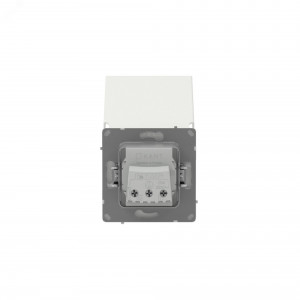 Розетка силовая, 2P+E, с з/ш, с крышкой, IP44, KANT, белый песок 7010013