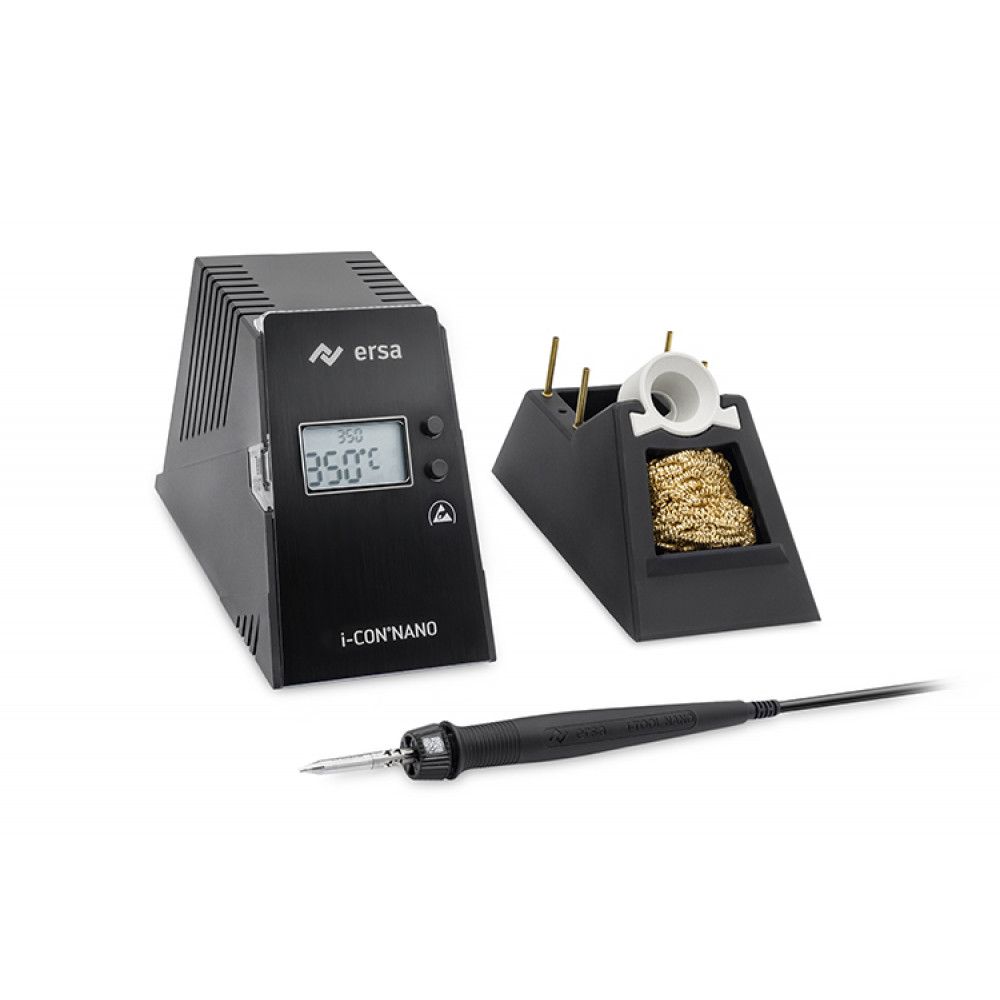 Изображение товара Компактная микропроцессорная станция i-CON Nano MK2 с паяльником и аксессуарами