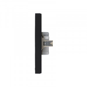 Розетка 2-м СП AtlasDesign 16А IP20 без заземл. в сборе карбон SE ATN001020