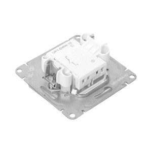 Механизм выключателя, одноклавишный, алюминий Эпика EKF UP1-SWA-10