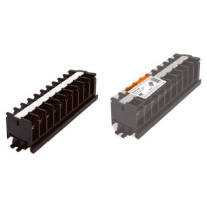 Блок зажимов наборный БЗН 40А на DIN-рейку 10 пар SQ0531-0204