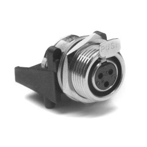 AG3FCCH, Разъемы XLR MINI XLR 3P HOR Female Chassis NIC