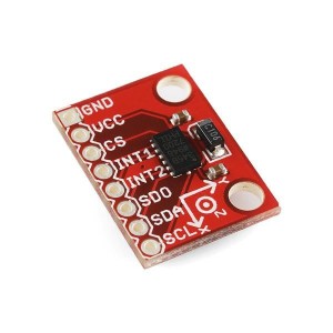 SEN-09836, Инструменты разработки датчика ускорения Triple Axis ACCLRM B/O - ADXL345