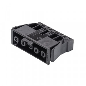 Розеточный разъем в панель GST18i5F B2 R V SW, Розеточный разъем в панель, 5 полюсов, пружинная фиксация, толщина панели 0,5-1,5 мм номинальное напряжение: 250/400V, номинальный ток: 20A, цвет: черный, серия gesis GST18i5