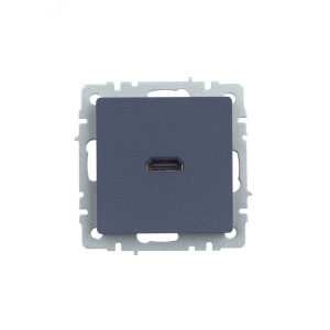 BRITE Розетка HDMI РHDMI-0-БрМ маренго BR-H10-K35