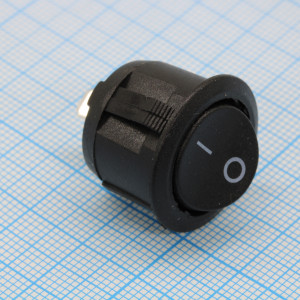 MRS-101-9C3-B, Переключатель клавишный ON-OFF (10A 125VAC, 6A 250VAC)