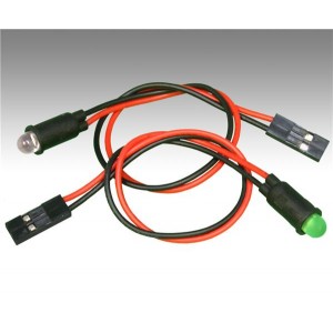 PM5HDW9.0, Светодиодные панельные индикаторы HE Red 635nm 25mcd Diff Lens Wire