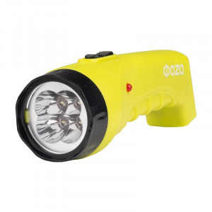 Фонарь аккумуляторный ручной AccuF2-L04-gn 4LED 2 режима: 100проц./25проц. аккум. 0.4А.ч выдвижная вилка индикатор зарядки зел. 2857859