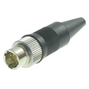 SR30-10PE-6P(74), Стандартный цилиндрический соединитель 6 CONT. PLUG W/PIN INSERT