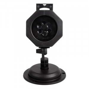 LED проектор, 12 сменных слайдов, цвет RGBW, 12В 601-262