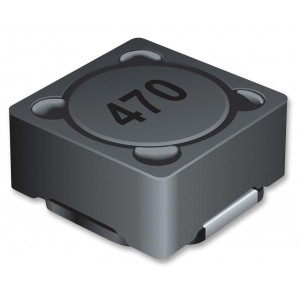 SRR1280A-100M, SMD индуктивность проволочная, на ферритовом сердечнике, экранированная 10мкГн ±20%, 6.0A, 0.0195Ом, 12.5х12.5х7.0мм