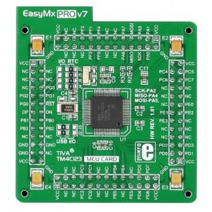 MIKROE-1622, Дочерние и отладочные платы EasyMx PRO v7 Tiva TM4C123GH6PMI