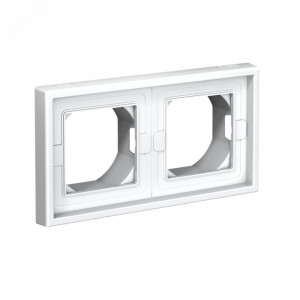 Рамка 2-м ArtGallery IP44 бел. SE GAL440102