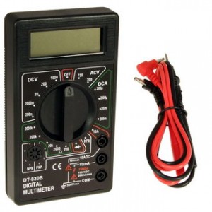 DT830B, Мультиметр цифровой XTL TECH DT830B, цвет корпуса - черный