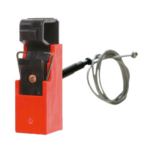 gws51252, Блокиратор флажковых автоматов компактный Snap-On, полиуретан и нейлон, длина троса – 0.6 м, диаметр троса – 1.5 мм, 50х19х25 мм, цвет – красный, 1 шт/упак