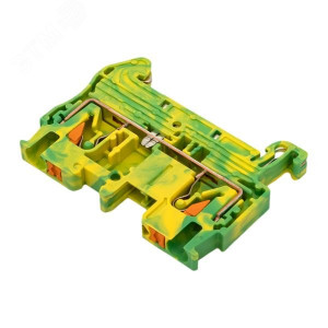 Клеммная колодка пружинная 2.5 Push-in земля