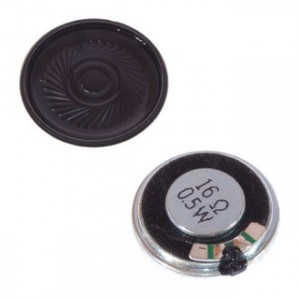 S1410, Динамик 16 Ом, 0,5Вт, d=30мм, h=4,6мм