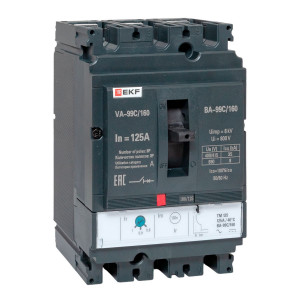 Выключатель автоматический 3п 160/125А 36кА ВА-99C Compact NS PROxima mccb99C-160-125