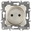 12-2105-04 Розетка 2P, 16A-250В, IP20, 2, шампань (10/100/2800) Б0018257