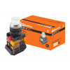 Кнопка ABLFP-22 белый d22мм неон/230В 1з+1р SQ0704-0030
