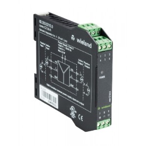 Модуль cores C2 UI-A, Разделительный усилитель с гальванической развязкой трех цепей, входной диапазон (регулируемый): 0 ... 20 mA DC активный или пассивный; выходной диапазон (регулируемый): 0 ... 20 mA DC активный или пассивный; цифровой преобразователь, ширина 17,5 мм, винт