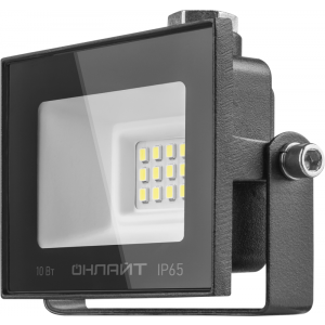 Прожектор светодиодный 71 688 OFL-10-6K-BL-IP65-LED 10Вт 6000К IP65 800лм черн. 71688
