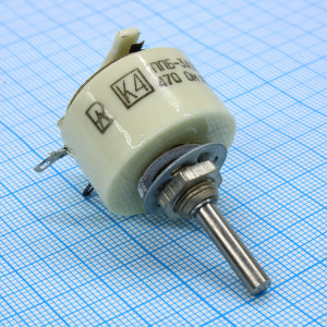 ППБ-3А     470 ±5%, Резистор переменный проволочный 470Ом ±5% 3Вт