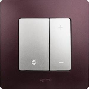 ETIKA Рамка 1 пост сливовая 672561