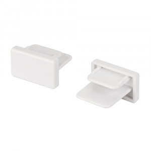 Заглушка LGD-2TR-CAP-WH (C) 022776, Белая пластиковая заглушка для шины 2TRA (на 2 провода). В комплекте 1 шт. 35х30х20мм. При использовании с треками и аксессуарами другой серии возможно отличие по цвету.