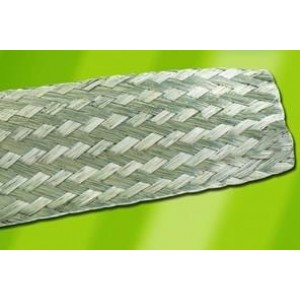 2144 SV005, Non-Heat Shrink Tubing and Sleeves 34AWG 3/8in OVAL 100ft SPOOL SILVER