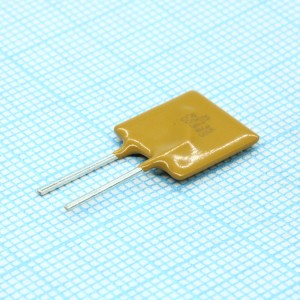 MF-RX135/72-0, Самовосстанавливающийся предохранитель PTC 1.35A(hold) 2.7A(trip) 72V 40A 1.7W 9.6s 0.12Ohm, радиальные выводы, 12.26 X 3.1 X 18.26mm, россыпью