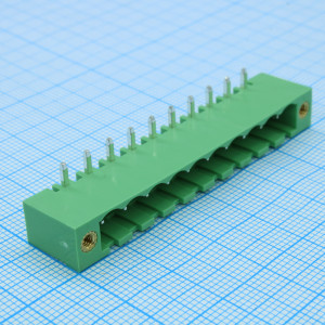 2EDGRM-5.08-10P-14-00A(H), Разъемный клеммный блок на плату, 10 контактов. Серия 2EDGRM-5.08