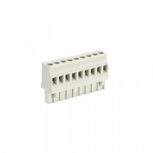 Розеточный разъем на кабель 8213 B/9 VR OB, Розеточный разъем, прямой, на кабель, шаг: 5.08 мм, 9 полюсов, фиксация провода винтовая, исполнение: без маркировки, 400V, 12А, цвет: серый