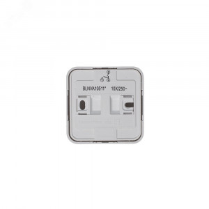 Выключатель 2-кл. ОП Blanca 10А IP20 (сх. 5) 250В с подсветкой с изолир. пластиной бел. SE BLNVA105111