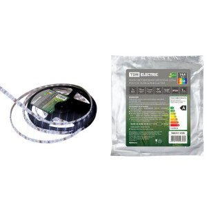 Лента светодиодная SMD5050-60-20-12-144-RGB 60LED/м, IP20, 12В, 14.4Вт, RGB, (У) TDM (кр.5м)