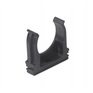 Держатель для труб (клипса) d20мм пластик черн. К01120Ч