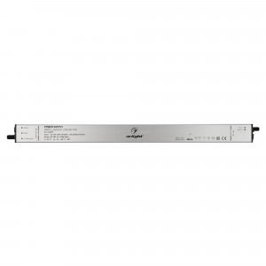 Блок питания ARPV-LG48240-LINEAR-PFC (48V, 5A, 240W) 034896, Источник напряжения с гальванической развязкой для светодиодных изделий. Входное напряжение 220-240 VAC. Выходные параметры: 48 В, 5 А, 240 Вт. Встроенный PFC >0.95. Тонкий металлический корпус IP67. Вход: 220-240VAC. Выход: 48VDC. Размер 400х30х21 mm.. С