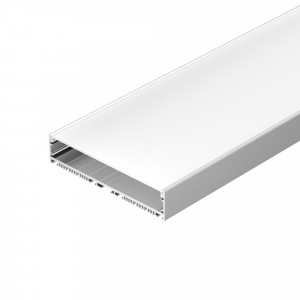 Профиль ARH-POWER-W150-2000 ANOD 036368, Алюминиевый анодированный профиль для светодиодных лент и линеек. Габаритные размеры (LхWхH): 2000x153x32 мм. Ширина площадки для ленты 144 мм. Экраны, заглушки и другие аксессуары приобретаются отдельно. Цена за 1 метр.