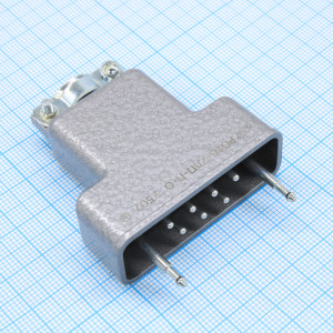 РП10-7 ЛП-П-О вилка с/к, Соединитель  низкочастотный, прямоугольный, внутреннего монтажа