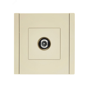 FORTE&PIANO Розетка TV проходная FP429 ваниль IEK FP-A10-P-K10