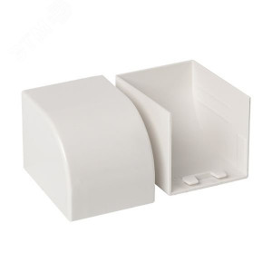 Заглушка (40х40) (4 шт) белая EKF-Plast